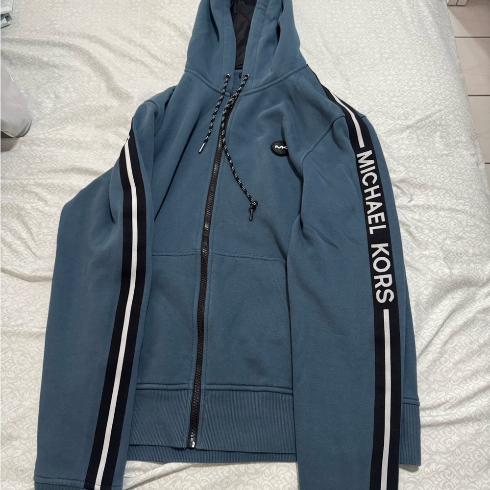 Michael Kors Hooded Zipup Jacket